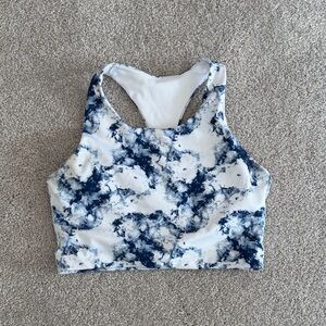 GAPFit Blue and White Sports Bra